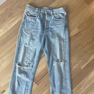 LIGHTLY WORN AGOLDE 90’S STRAIGHT JEAN